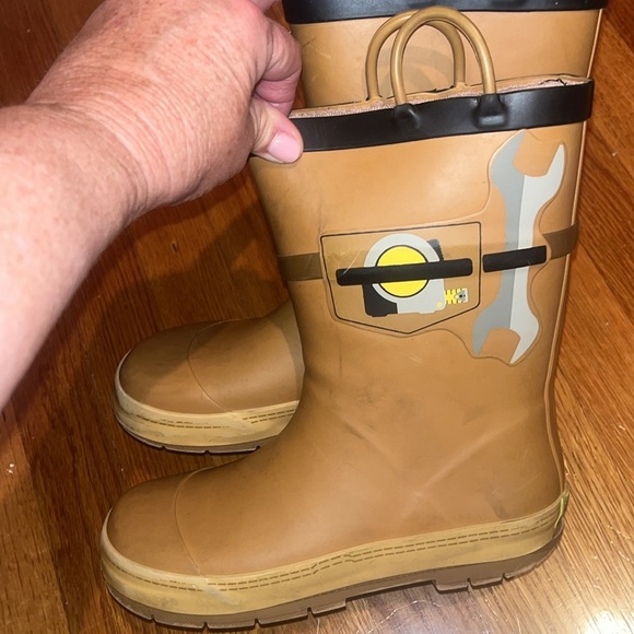 Western Chief Happy Helper Chestnut boots / Rain kids size 2US/ 1UK EUR33 - Picture 5 of 11